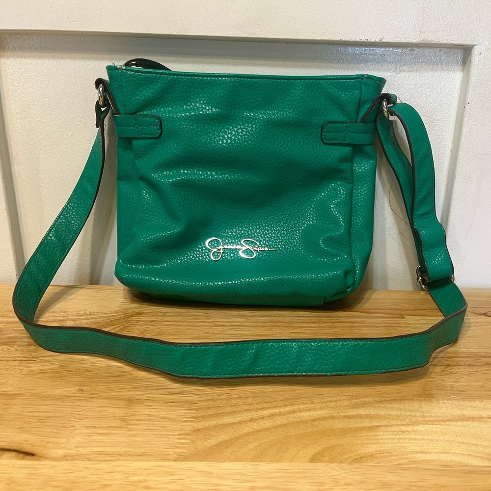 Jessica Simpson faux leather crossbody bag purse